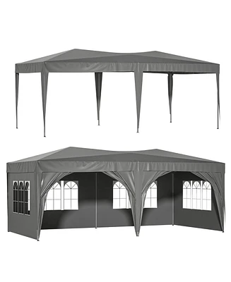 Streamdale Furniture Pop-Up Gazebo Durable, Water-Resistant, Uv-Protected Shade for Outdoor Events (12' x 12')