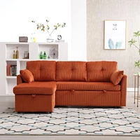 Spacious and Durable Modular Sectional Sofa with Hidden Storage