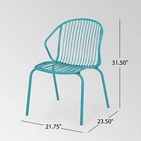 Classic Parallel Line Outdoor Chairs Durable Comfort and Style