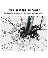 Streamdale Furniture Shock-Absorbing 21-Speed Fat Tire Bike for Off-Road Thrills