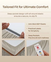 California Design Den Luxury Bed Sheets Set - 800 Thread Count 100% Cotton Sheets, Deep Pocket, Soft