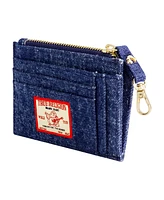 True Religion Denim Zip Card Case