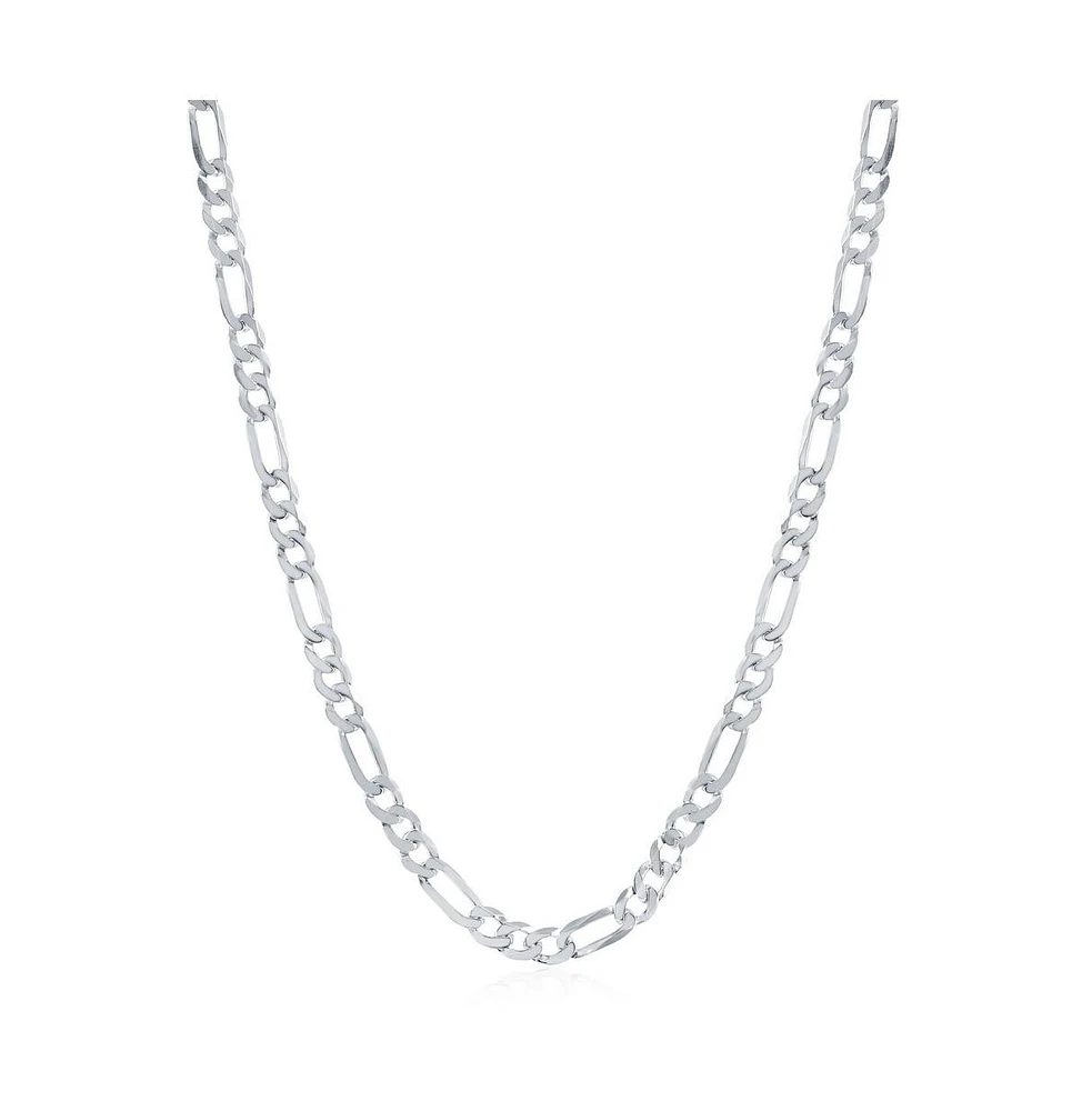 Simona Sterling Silver 4.2mm Figaro Chain