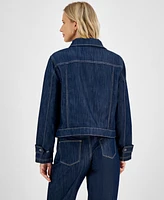 Tommy Hilfiger Women's Denim Trench Trucker Jacket