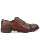 Bar Iii Men's Ashfordd Cap Toe Brogue Leather Dress Shoe, Created for Macy's