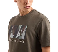 A|X Armani Exchange Men's Short Sleeve Crewneck Box Logo T-Shirt