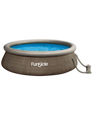 Funsicle 12' x 36" QuickSet Ring Top Above Ground Swimming Pool