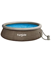 Funsicle 12' x 36" QuickSet Ring Top Above Ground Swimming Pool