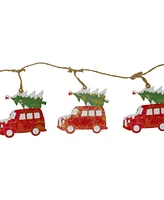 Northlight 55" Red Classic Truck with Tree Christmas Garland