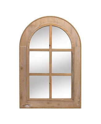 Slickblue Wood Frame Wall Mirror For Home Decoration