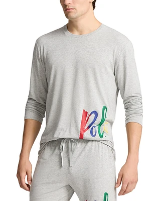 Polo Ralph Lauren Men's Long-Sleeve Crewneck Pajama Shirt