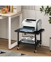 Slickblue Under Desk Printer Stand with 360° Swivel Casters