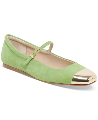 Dolce Vita Women's Reyes Cap-Toe Mary Jane Ballet Flats