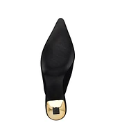 Nine West Women's Weeka Slip On Pointy Toe Dress Mule Pumps