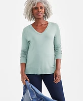 Style & Co Women's V-Neck Sweater