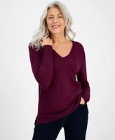 Style & Co Women's V-Neck Sweater, Created for Macy's