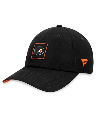 Fanatics Men's Black Philadelphia Flyers Authentic Pro Rink Adjustable Hat