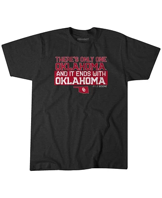 BreakingT Men's and Women's Heather Black Oklahoma Sooners Only One T-Shirt