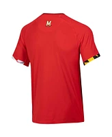 Under Armour Men's Red Maryland Terrapins Softball V-Neck Jersey