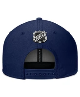 Fanatics Men's Navy New York Rangers Authentic Pro Training Camp Snapback Hat