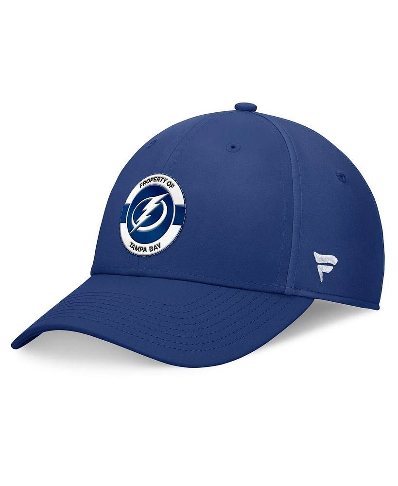 Fanatics Men's Blue Tampa Bay Lightning Authentic Pro Training Camp Flex Hat