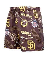 Pro Standard Men's Black San Diego Padres Toss Logo Woven Shorts