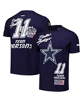 Pro Standard Men's Micah Parsons Navy Dallas Cowboys Fast Lane Name Number Player T-Shirt