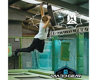 Madd Gear Bounce Trampoline Pro Stunt Scooter for Ages 6+ Max 220 lbs, Perfect Trick Practice, Ideal Indoor and Outdoor Use - Black