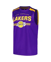 Fanatics Men's Purple Los Angeles Lakers Birdseye Muscle Tank Top