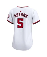 Nike Women's Cj Abrams White Washington Nationals Home Limited Player Jersey