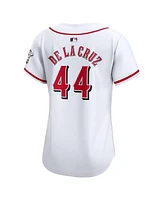 Nike Women's Elly De La Cruz White Cincinnati Reds Home Limited Player Jersey