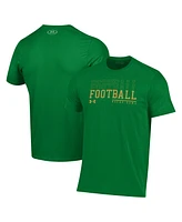 Under Armour Men's Green Notre Dame Fighting Irish 2024 Sideline Football Performance T-Shirt