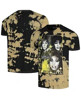 Philcos Men's Black Whitney Houston Collage Washed Graphic T-Shirt