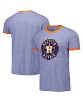 Majestic Men's Navy Houston Astros Ringer Tri-Blend T-Shirt