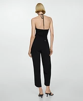 Mango Women's Ring Halter Jumpsuit