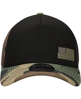 New Era Men's Black/Camo Chase Elliott Trucker 9FORTY Adjustable Hat