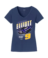 Hendrick Motorsports Team Collection Women's Royal Chase Elliott Napa Racer V-Neck T-Shirt