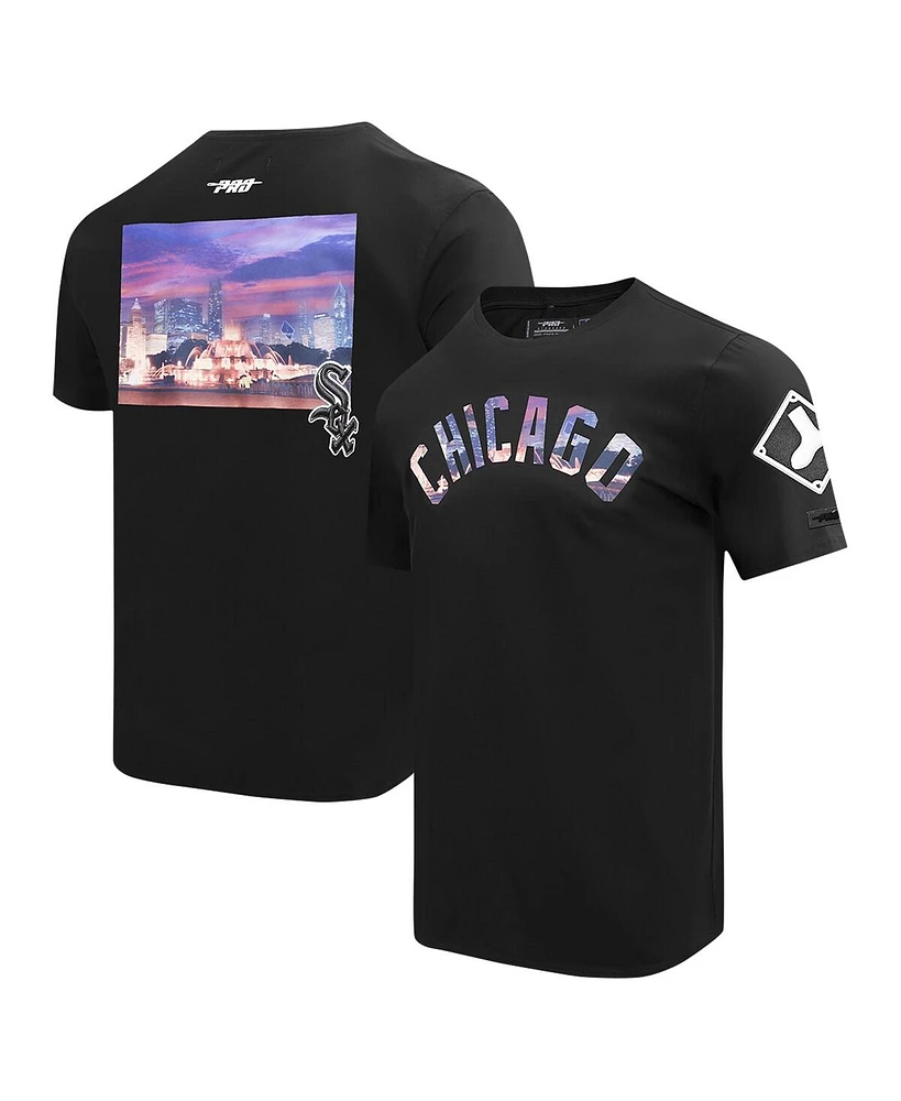 Pro Standard Men's Black Chicago White Sox Cityscape T-Shirt