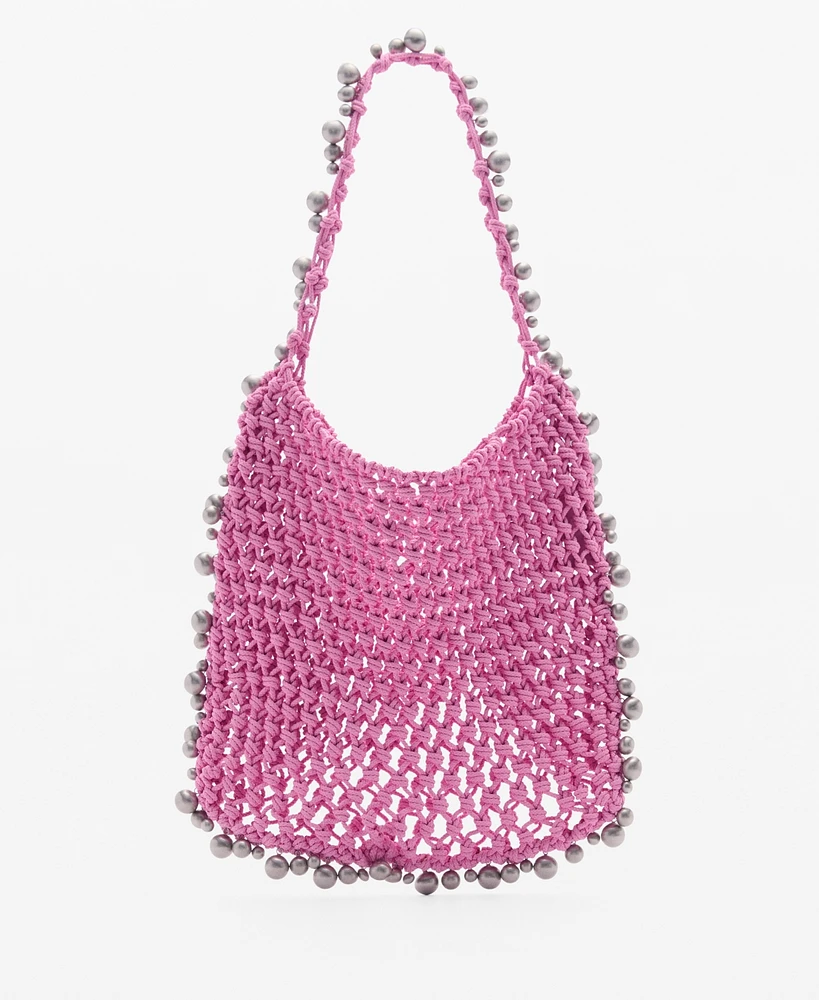 Mango Women's Beaded Bag