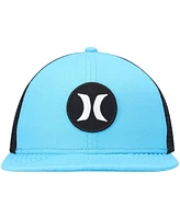 Hurley Men's Aqua Circle Trucker Snapback Hat