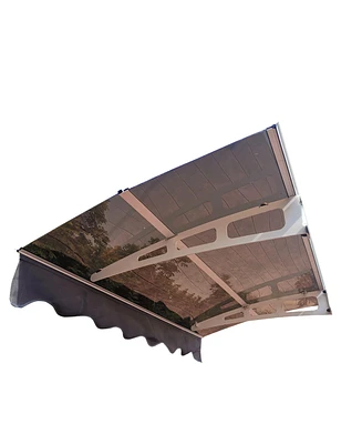 Streamdale Furniture Polycarbonate Door Window Awning with Valance