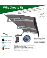 Streamdale Furniture 79" x 34" Polycarbonate Awning Canopy