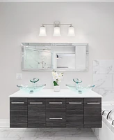 Designers Fountain Bronson 23" Metal 3 Light Vanity