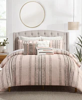 Stratford Park Ayla Striped 10-Pc. Comforter Set