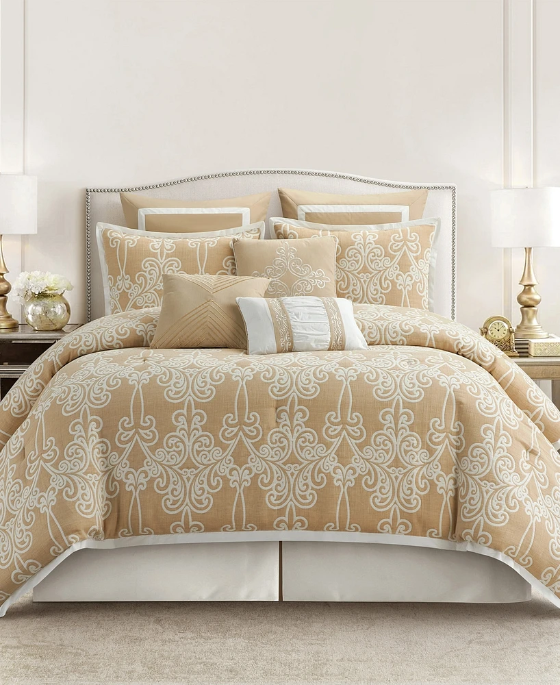 Stratford Park Djazira Damask 9-Pc. Comforter Set