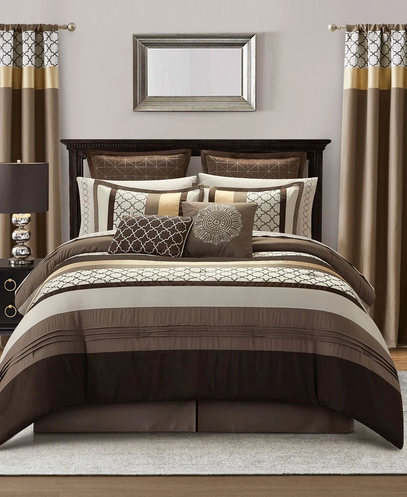 Stratford Park Avalon Geometric 16-Pc. Comforter Set