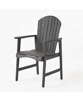 Streamdale Furniture Acacia Wood Adirondack Dining Chairs (Set Of 2)