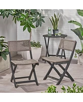 Foldable Wicker Bistro Chairs: Natural Elegance, Lasting Comfort