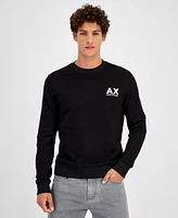 A|X Armani Exchange Men's Long Sleeve Crewneck Logo Sweatshirt, Created for Macy's