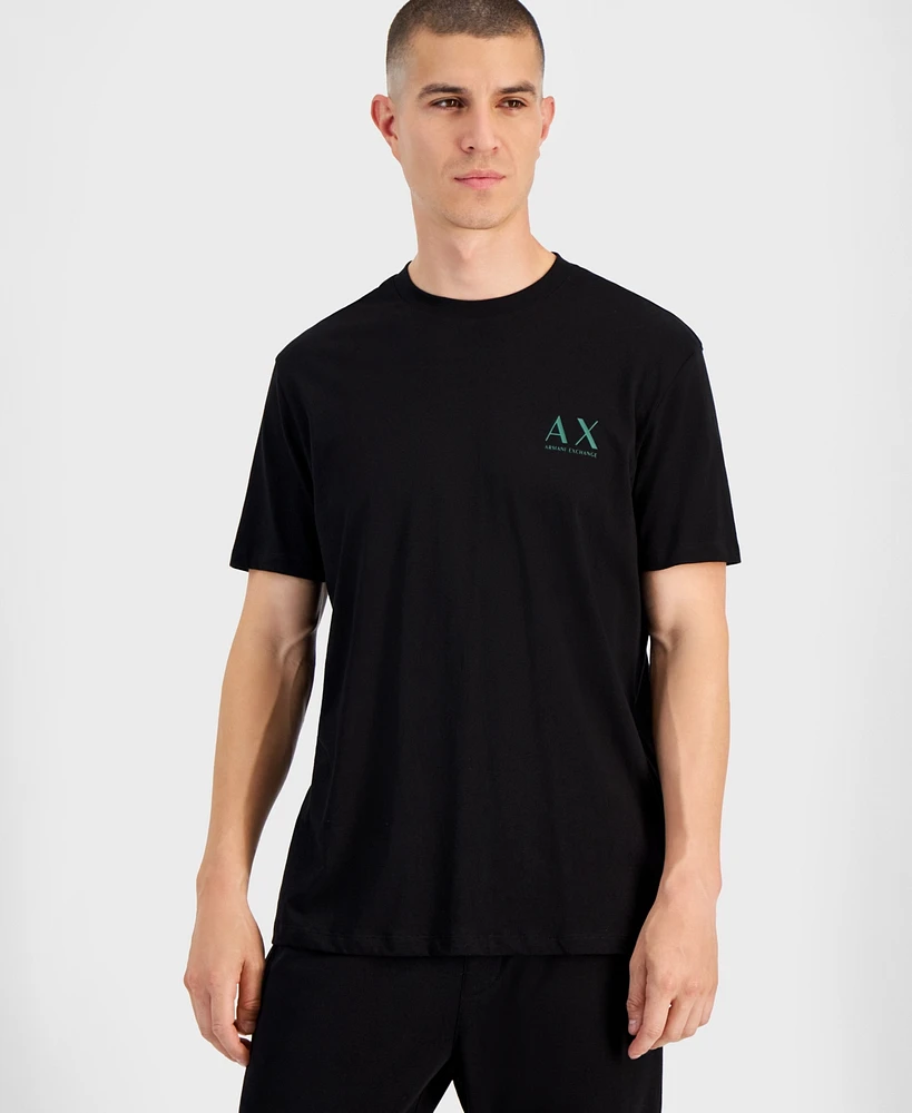 A|X Armani Exchange Men's Short Sleeve Double Sided Logo T-Shirt, Created for Macy's